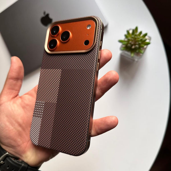 Basic MagSafe Carbon Metal Frame Case(Code BCM43)