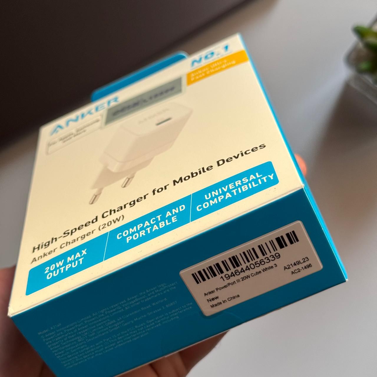 Anker High-Speed Adapter 20 watt(Code A2149L23)
