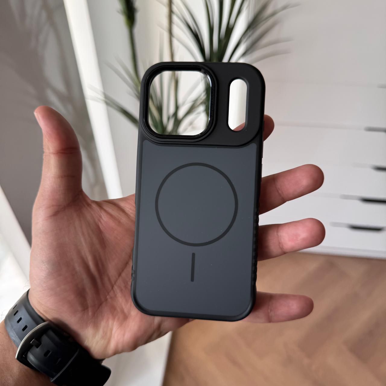 Basic Rubber MagSafe Case(Code SLM73)