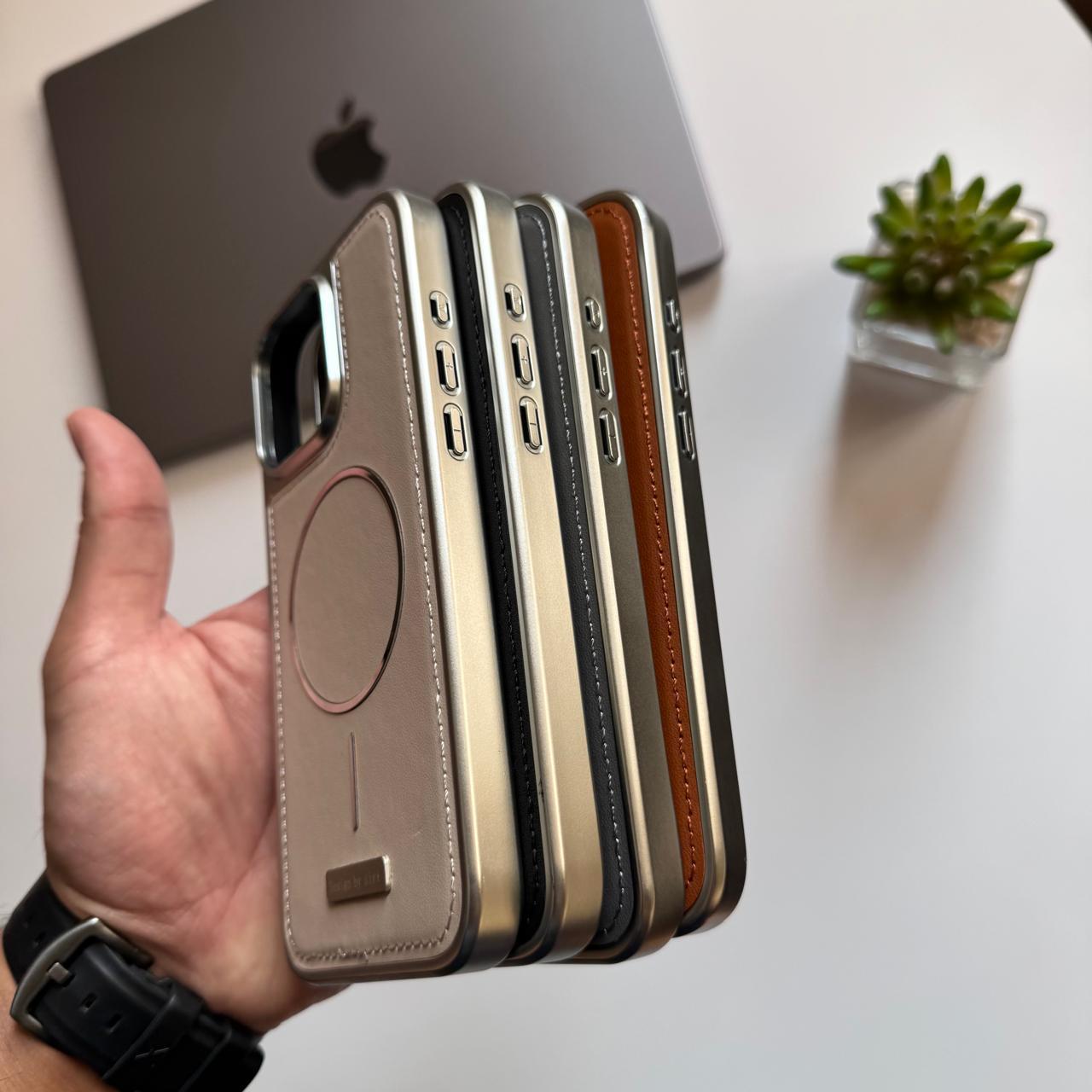 Basic Leather MagSafe Case(Code BML73)