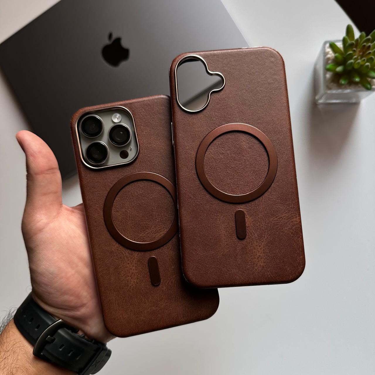BLK Basic MagSafe Leather Case(Code BSL50)