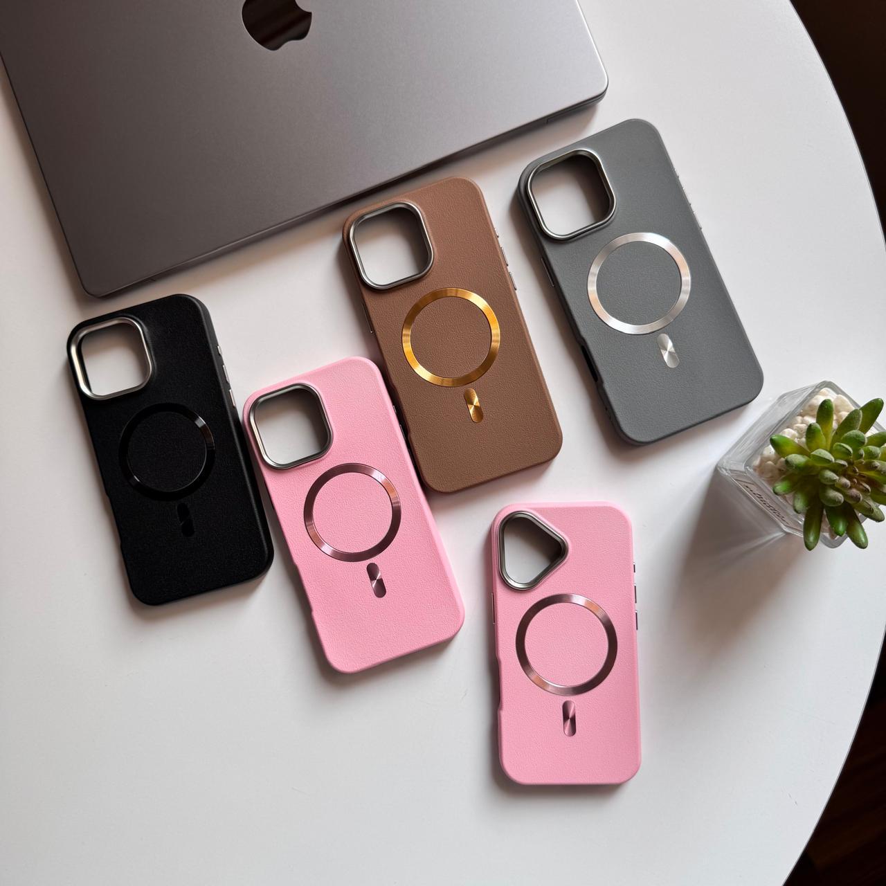 PU Leather MagSafe Case(Code PUM99)