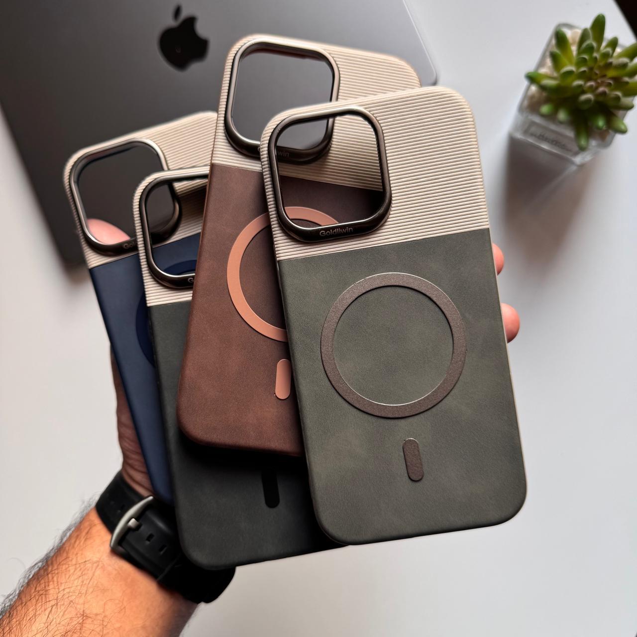 Goldwin Half Leather MagSafe Case(Code GDW62)