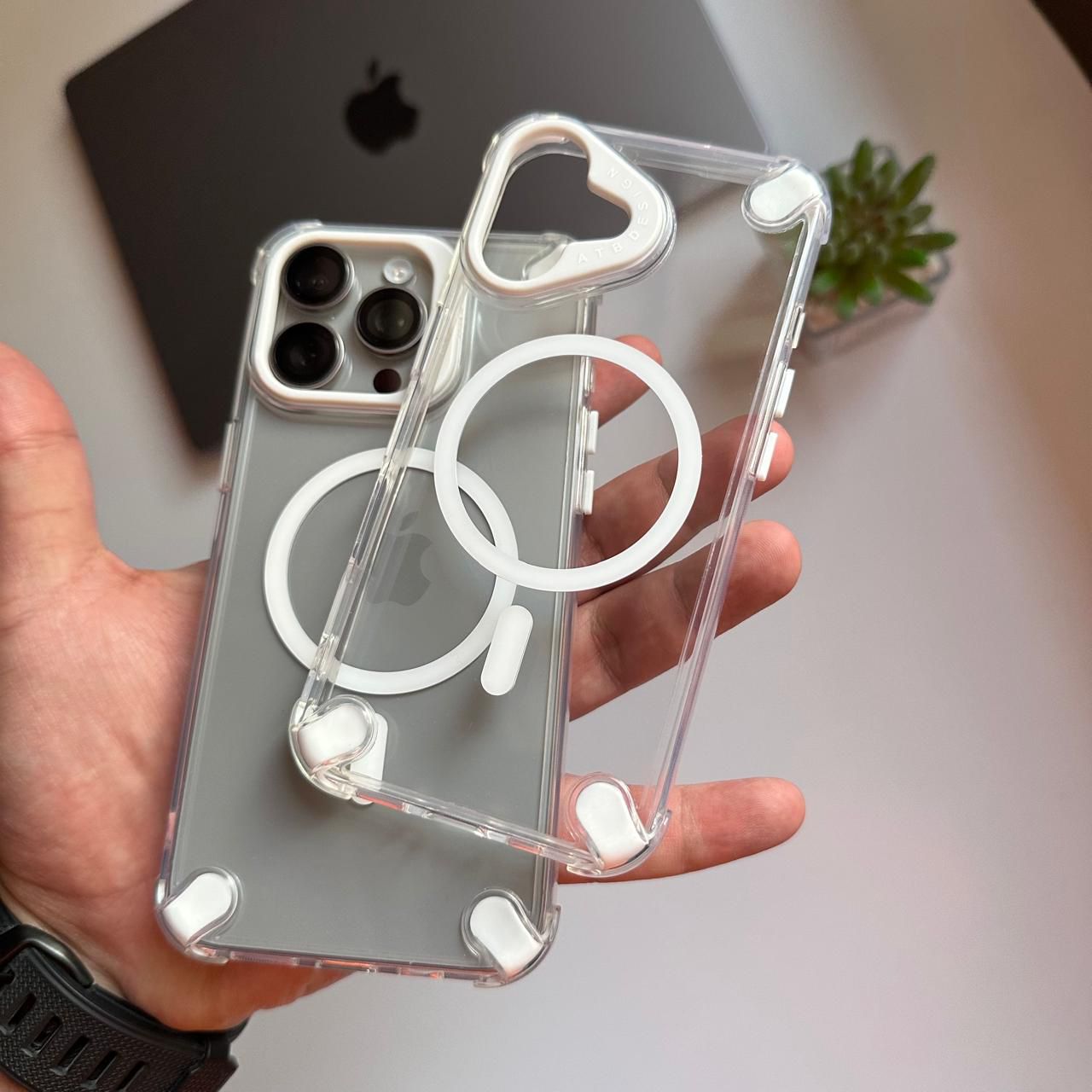 ATB MagSafe Anti-Shock Transparent Case(Code ESH22)
