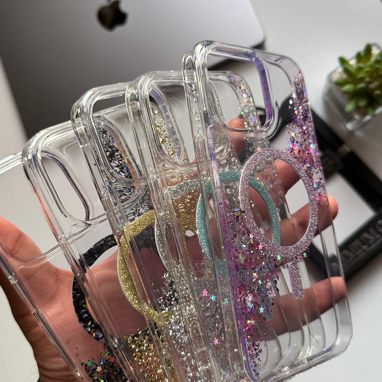Shefange Luxury Glitter MagSafe Case (Code SFN75)