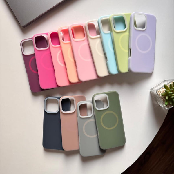 Basic Silicone Angle MagSafe Case(Code DSA85)