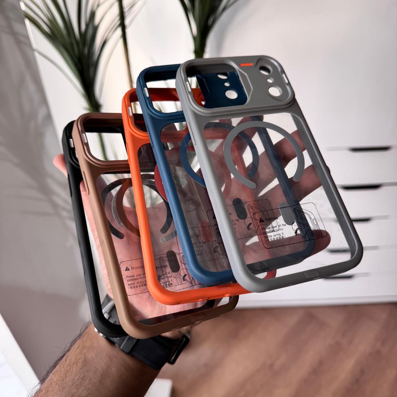 Transparent Defender Design MagSafe Case(Code TDF66)
