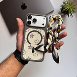 LV Brand MagSafe Leather with Strap Case(Code LBV56)