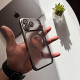 Pure Matte Frame MagSafe with lens Protector Case(Code PML43)