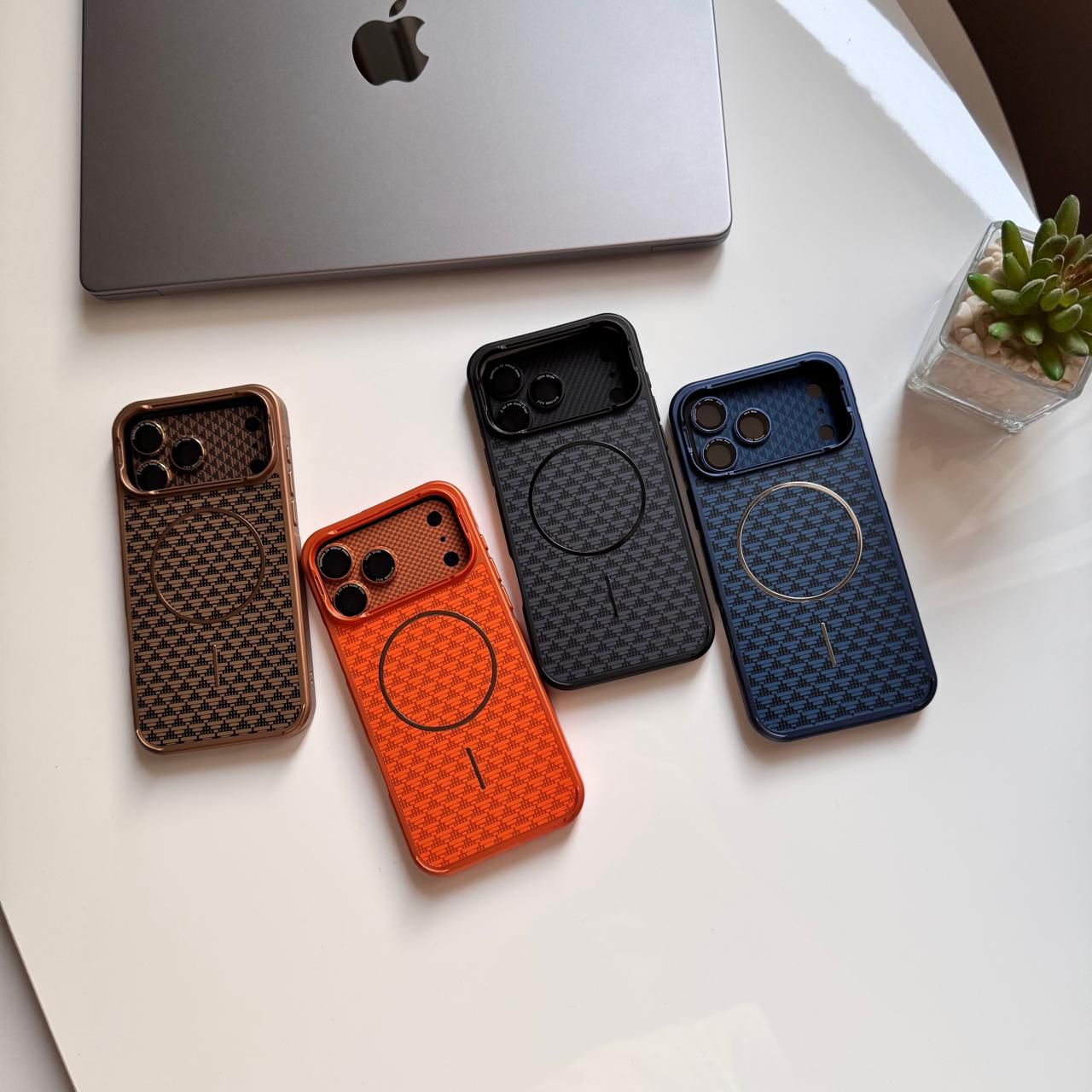 Colors Triangle with Full Camera Protection MagSafe Case(Code TCP55)