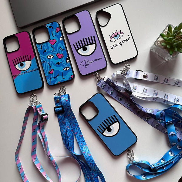 Trendy Silicone Eyes with Rope Case(Code EYE73)
