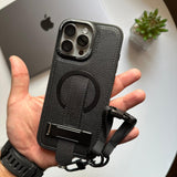 Leather with Metal Stand Case(Code SLM63)