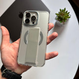 Transparent Half MagSafe Holder with Metal Camera Case(Code HLH65)