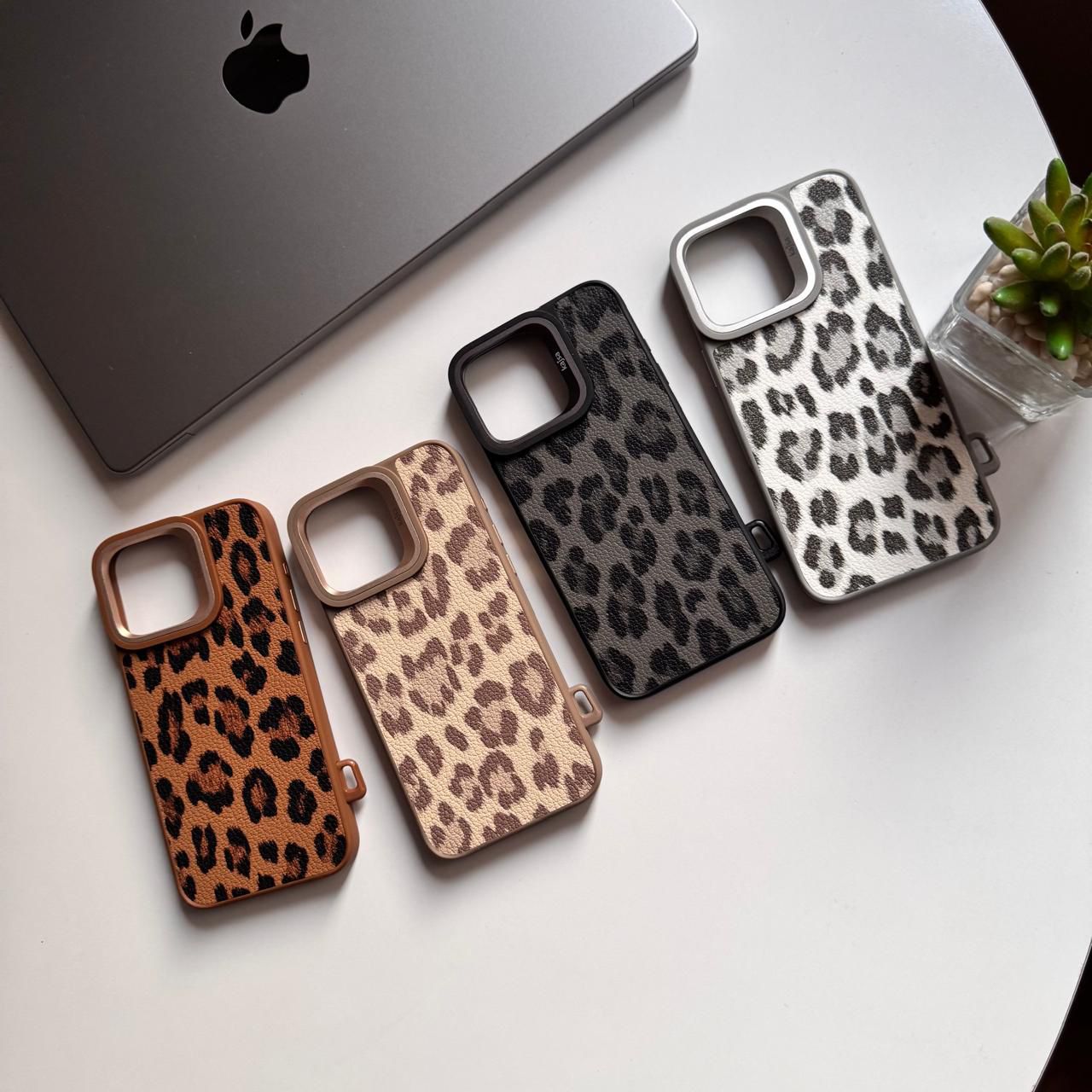 Kajsa Leather Cheetah Case(Code CHT55)