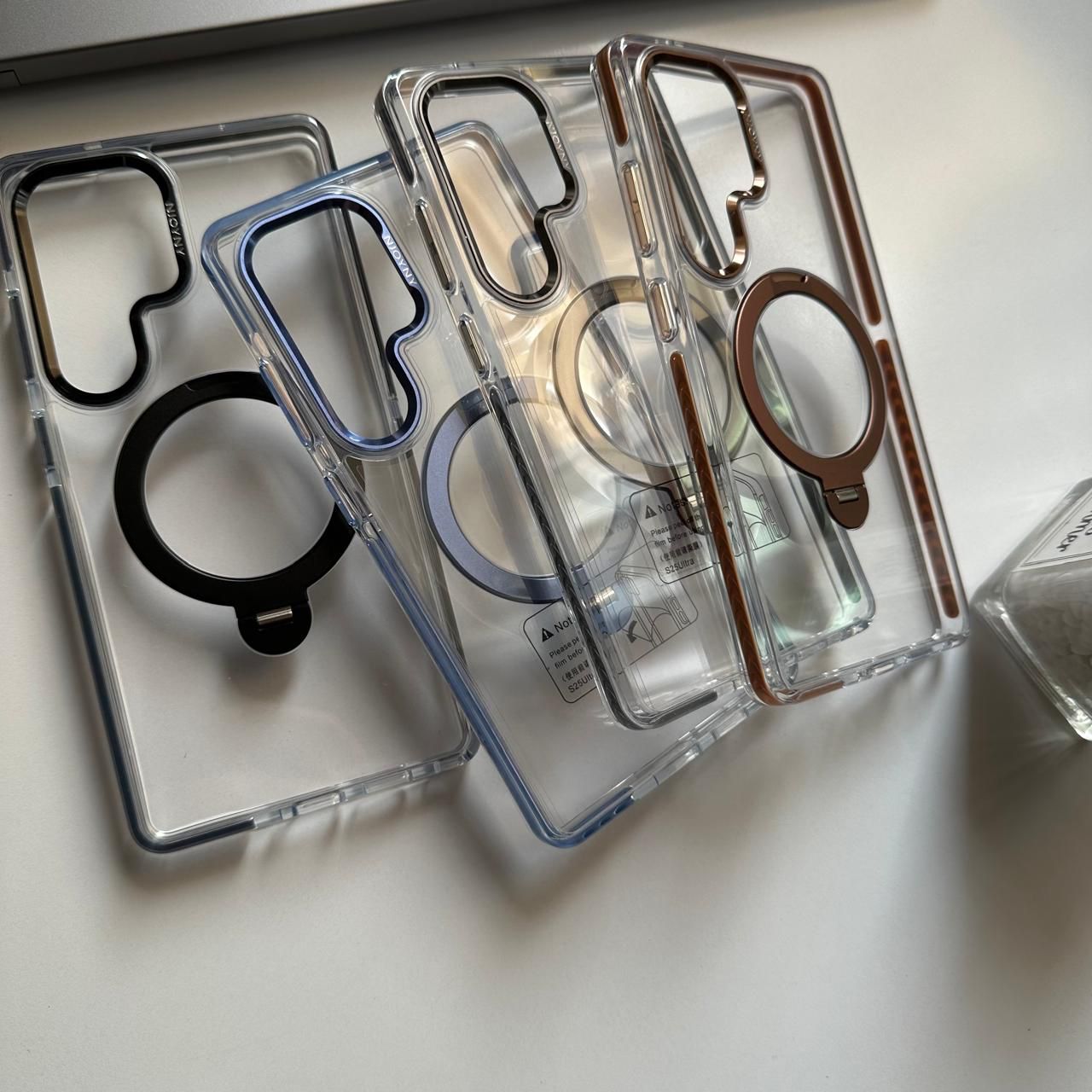 NY Transparent MagSafe Stand Case(Code NYY67)