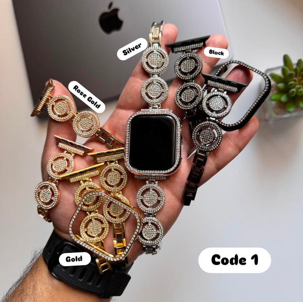 Luxury Fashion Set For Apple Watch Case(Code STA73)