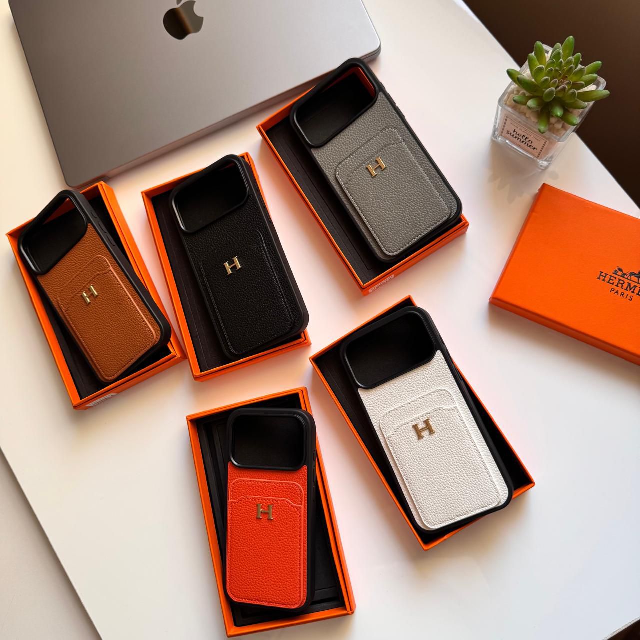 Hermes Basic Leather Case(Code DIF2)