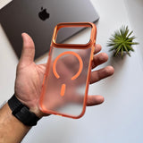 Basic Pure Matte MagSafe Metal stand Camera Case(Code YOY86)