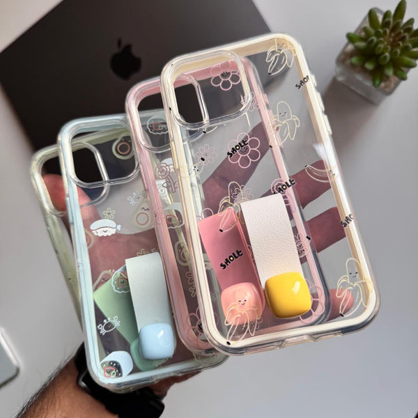 Trendy Custom with Holder Pop-Socket Case(Code TRN37)