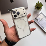 Transparent Triangle Camera Shape MagSafe Case(Code TRN11)