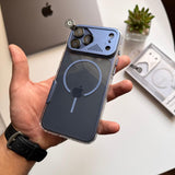 Transparent Triangle Camera Shape MagSafe Case(Code TRN11)