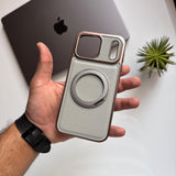 NY Leather MagSafe Stand Case(Code NLM46)