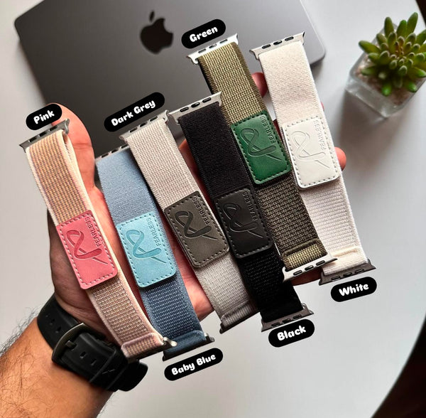 Fearless Stretch Canvas Band for Apple watch(Code FER64)