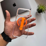 Transparent Rubber Holder MagSafe Case(Code RHT66)