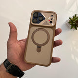 Rubber Triangle Camera Design MagSafe Stand Case(Code RTC76)