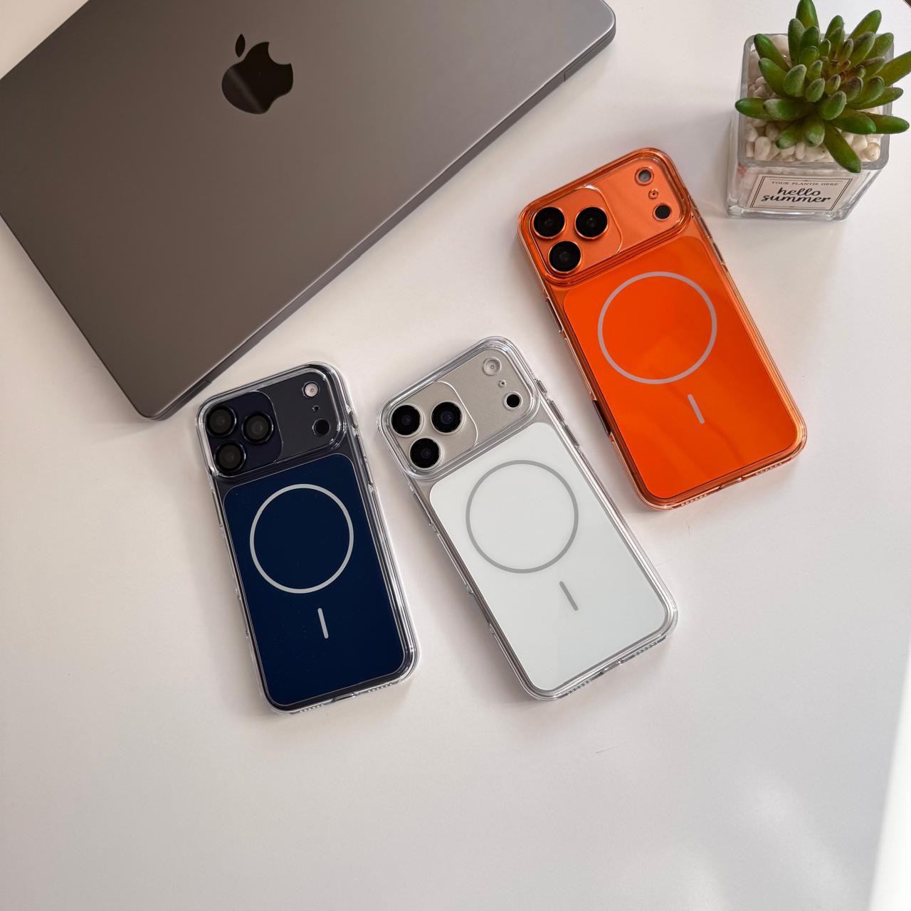Doyers Hard Transparent Color Back MagSafe Case(Code DYR63)