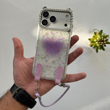 Trendy Transparent with Leather Holder Case(Code TTH77)