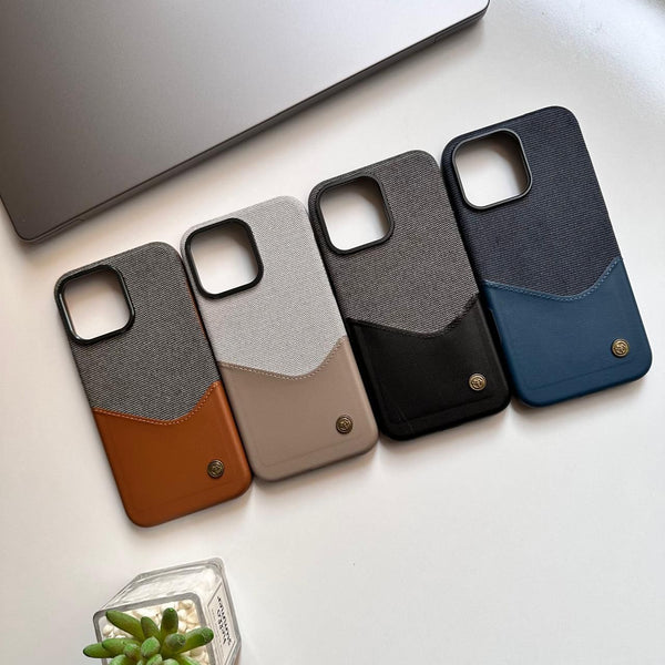 WeCan MagSafe Leather Canvas Case(Code XSB66)