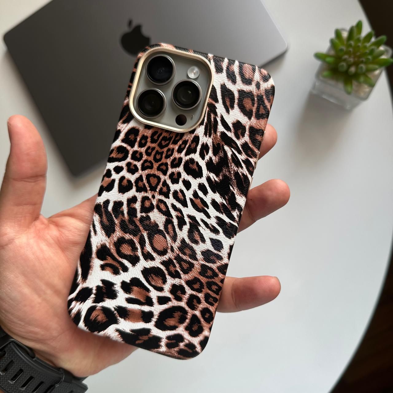 Colorful Leather Cheetah Case(Code CLH84)
