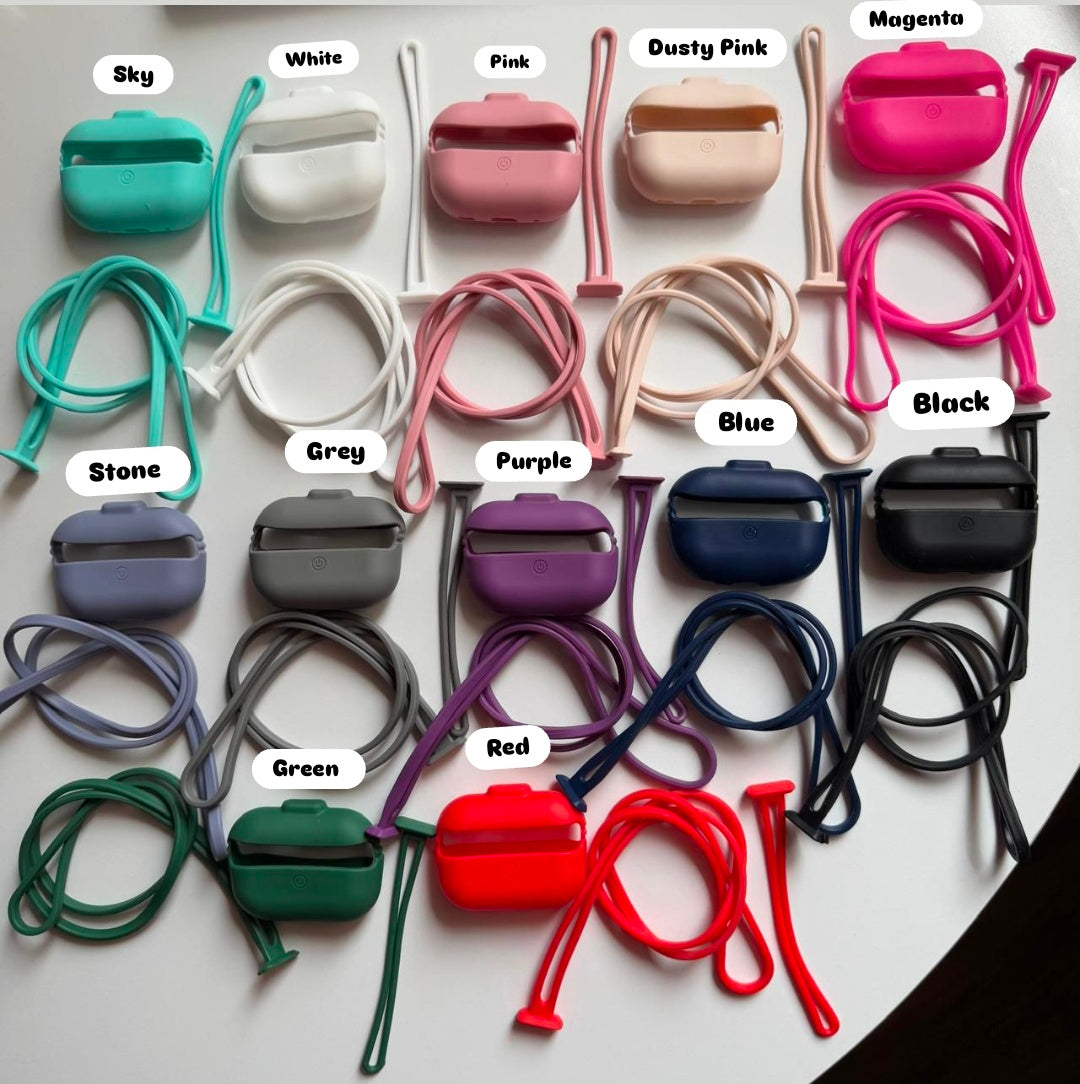 Silicone AirPod with Rope Case(Code ARP92