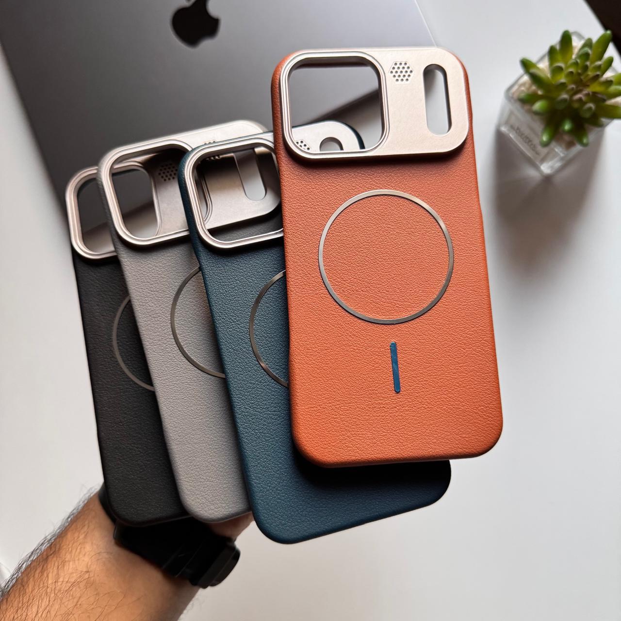 Basic Leather Metal MagSafe Case(Code BML75)