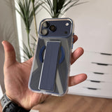 Transparent Half MagSafe Holder with Metal Camera Case(Code HLH65)