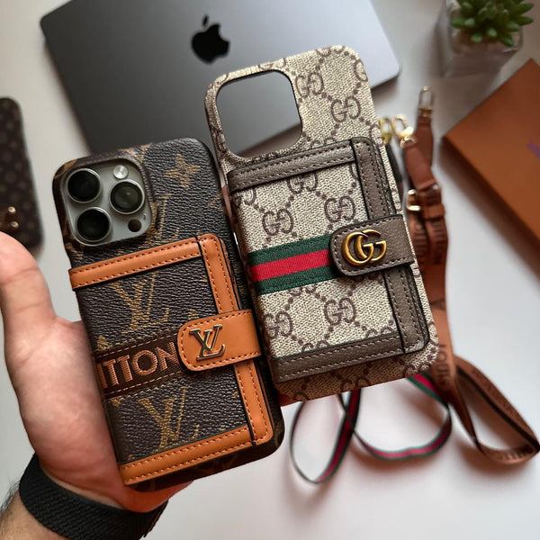 Brands Leather Wallet with Holder Case(Code ICL40)