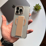 Transparent Half MagSafe Holder with Metal Camera Case(Code HLH65)