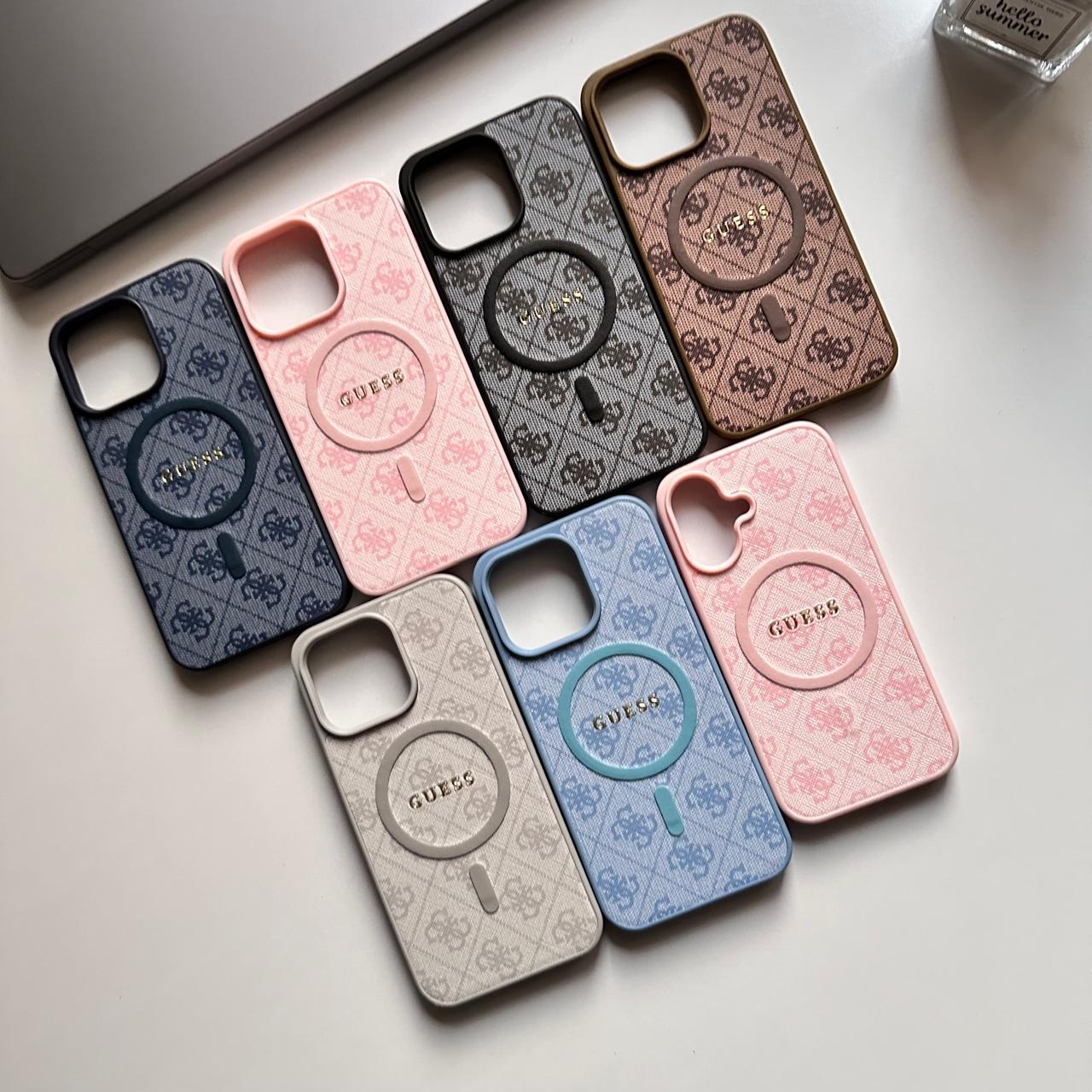 Guess Canvas MagSafe Case(Code GES84)