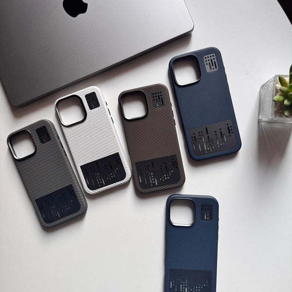 Venting Leather Carbon MagSafe Case(Code LTC64)