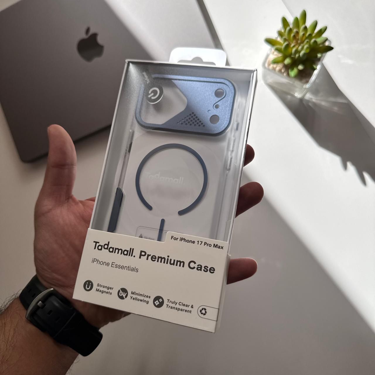 Transparent Triangle Camera Shape MagSafe Case(Code TRN11)