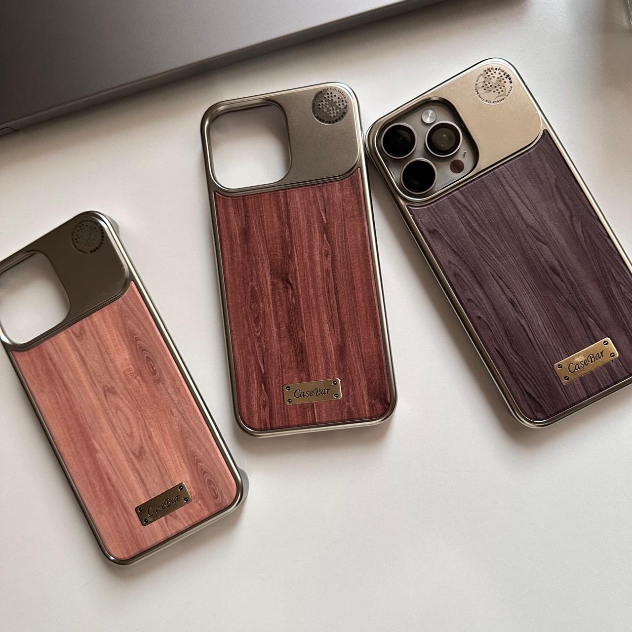Wood Design MagSafe Plastic Pc Hard Slim-Fit Case(Code PST75)