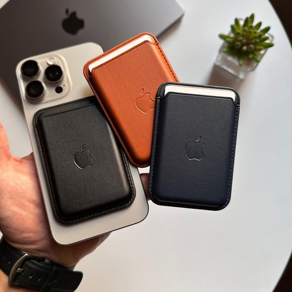 Apple Magnetic Leather Wallet (Code AMW6)