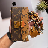 Leather Bag Brands with Strap Case(Code LBB83)