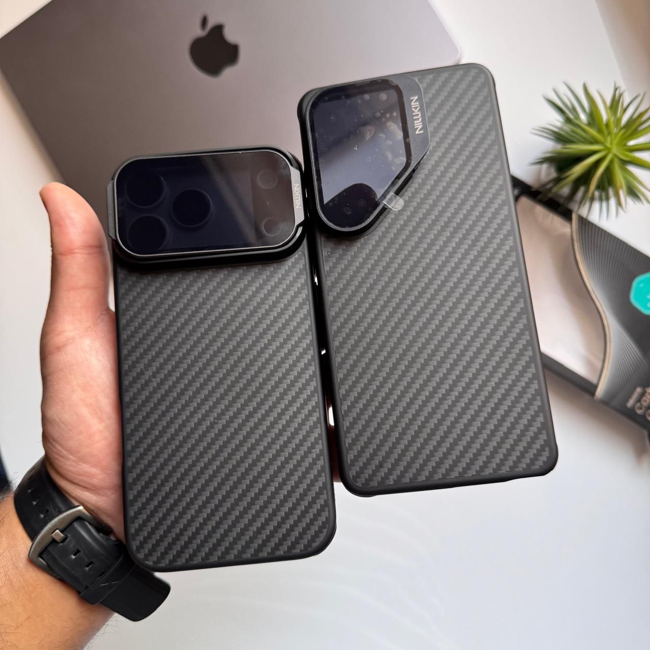 Nillkin Carbon with Camera Protector Case(Code NLC83)