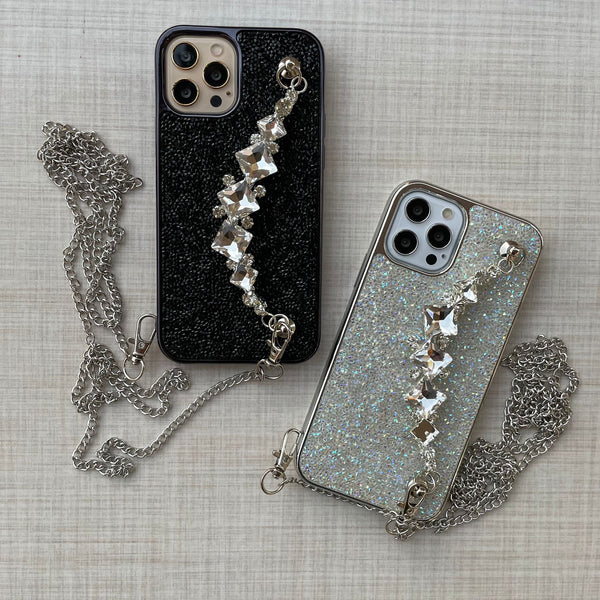 Diamond Fashion Case With Strap