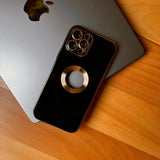 Glossy Acrylic With Lens Protector And Metal Ring Case (Code GMR87)