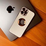 Glossy Acrylic With Lens Protector And Metal Ring Case (Code GMR87)