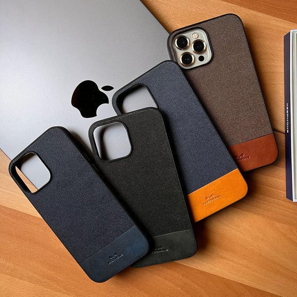 KEEPHONE Leather & Canvas Case