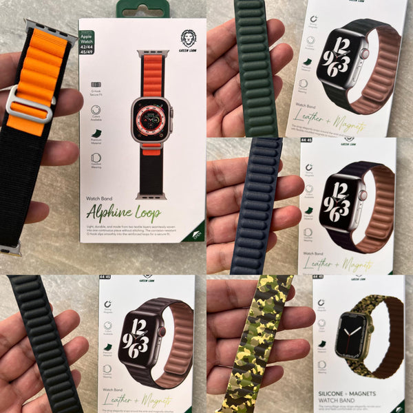 Green Lion Band For Apple Watch